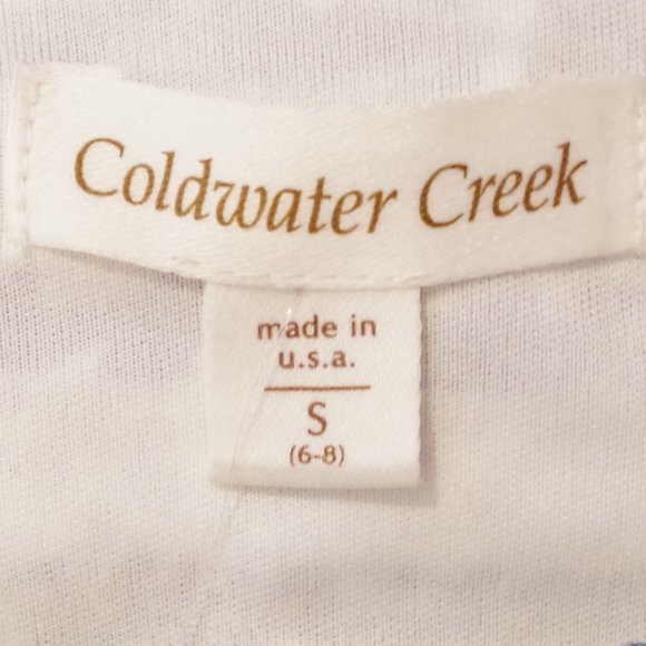 Coldwater Creek Horizontal Ruffles Top- Sz. S (6/8) - Picture 5 of 5